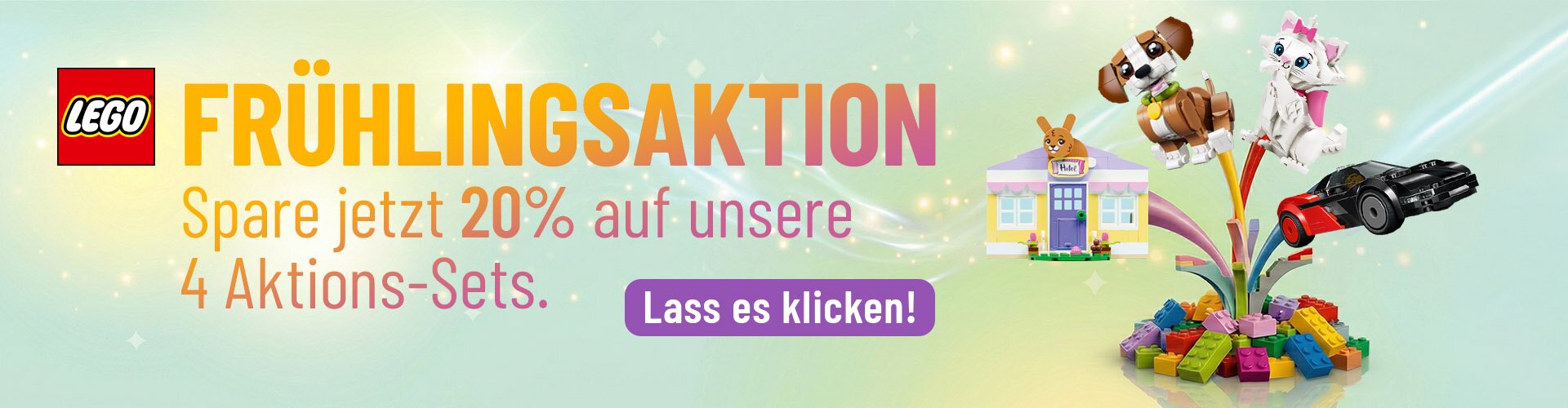 Banner für LEGO Frühlingsangebote
