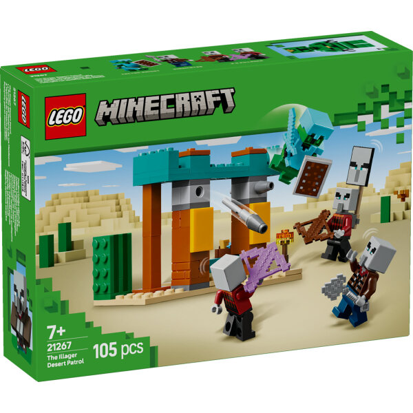 LEGO Minecraft 21267 Die Illager-Wüstenpatrouille