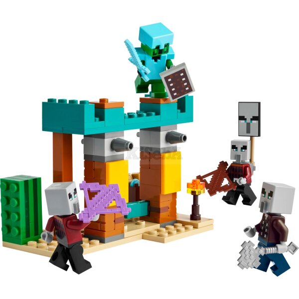 LEGO Minecraft 21267 The Illager Desert Patrol