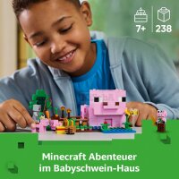 LEGO Minecraft 21268 Das Babyschwein-Haus