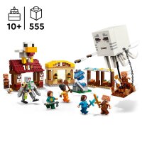 LEGO Minecraft 21273 The Ghast Balloon Village Attack
