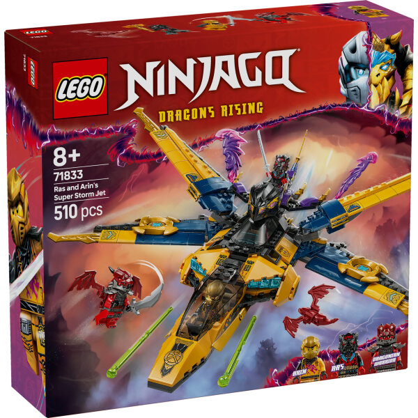 LEGO Ninjago 71833 Ras und Arins Super-Sturmflieger