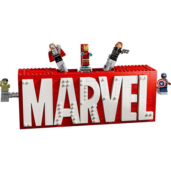 LEGO 76313 MARVEL Logo & Minifiguren Marvel