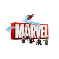 LEGO 76313 MARVEL Logo & Minifiguren Marvel