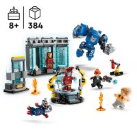 LEGO Super Heroes 76315 Iron Mans Labor: Halle der Rüstungen