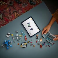 LEGO Marvel 76315 Iron Mans Labor: Halle der Rüstungen