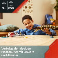 LEGO Jurassic World 76974 Brick-Built Mosasaurus Boat Mission
