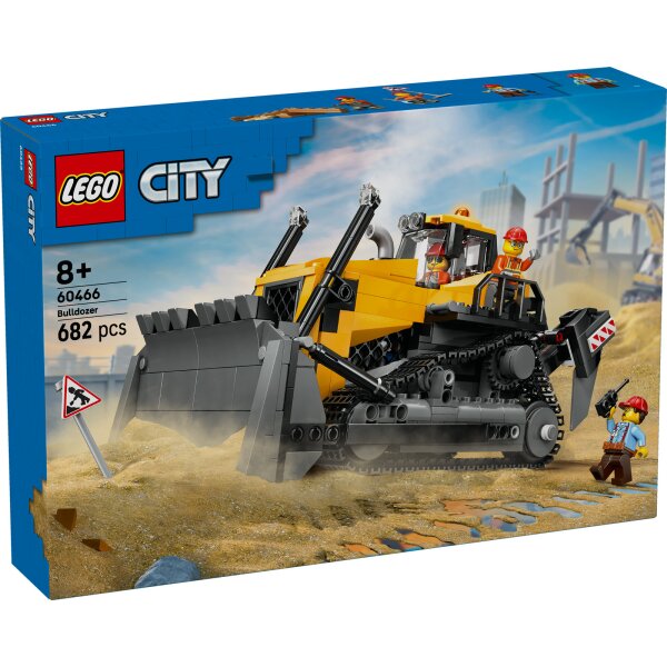 LEGO City 60466 Gelber Bulldozer