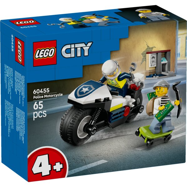 LEGO City 60455 Verfolgungsjagd mit dem Polizeimotorrad