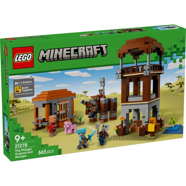 LEGO Minecraft 21278 Ein Verwüster am Plünderer-Außenposten