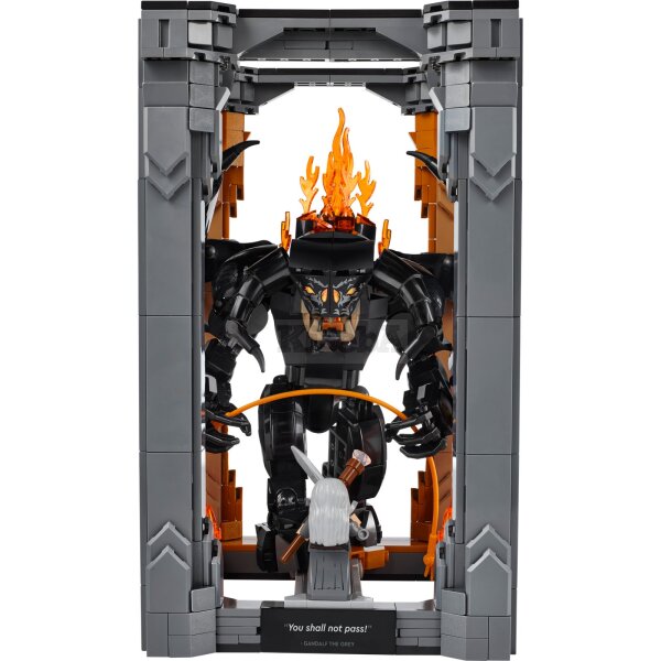 LEGO Icons 10367 Der Herr der Ringe: Balrog Bücherstütze