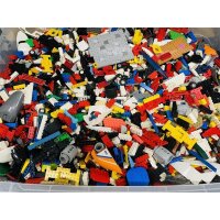 LEGO Konvolut - Steine Platten Räder bunte Mischung - B-Ware gebraucht