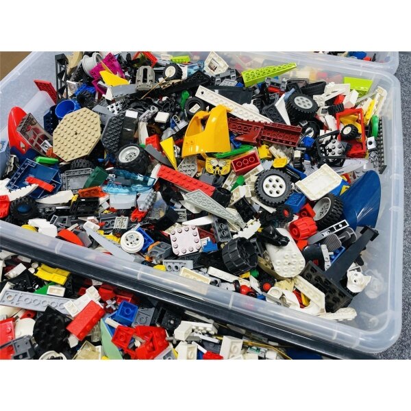 LEGO Konvolut - Steine Platten bunte Mischung - Kiloware B-Ware 1 kg