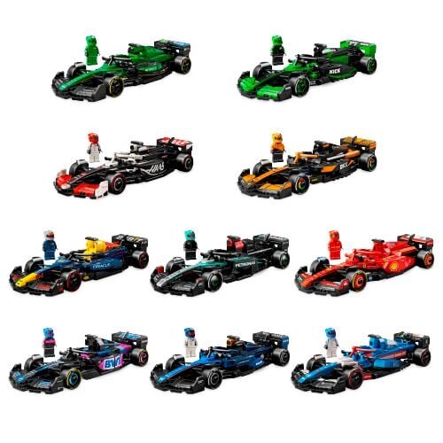 LEGO F1® Formel 1 Super Duper Paket alle 10 Speed Champions