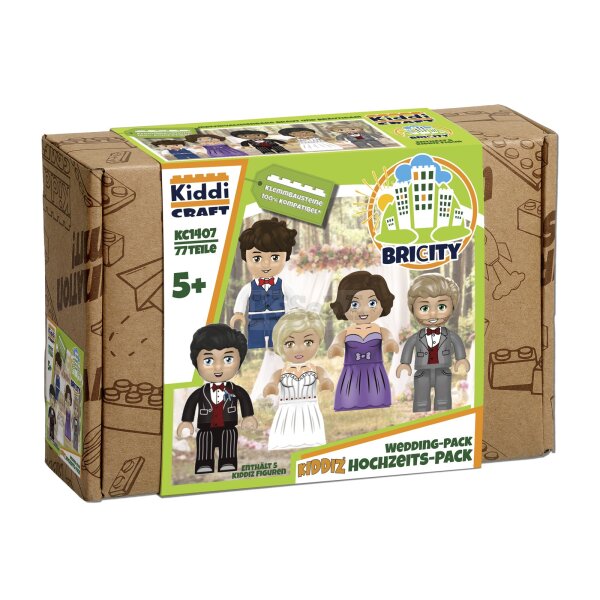 Kiddicraft KC1407 KIDDIZ Figure Pack: Wedding
