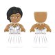 Kiddicraft KC1407 KIDDIZ Figuren-Pack: Hochzeit