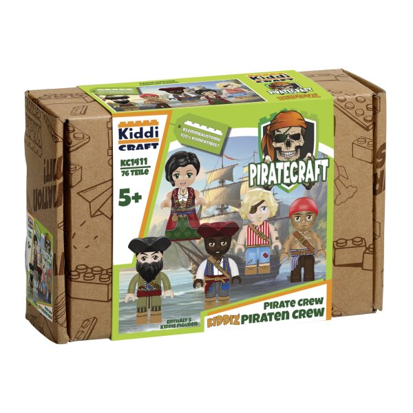 Kiddicraft KC1411 KIDDIZ Figure Pack: Pirate Crew
