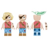 Kiddicraft KC1411 KIDDIZ Figure Pack: Pirate Crew