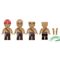 Kiddicraft KC1411 KIDDIZ Figure Pack: Pirate Crew