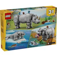 LEGO Creator 31171 Wild Animals: Majestic Rhino with Birds