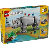 LEGO Creator 31171 Wilde Tiere: Prächtiges Nashorn mit Vögeln