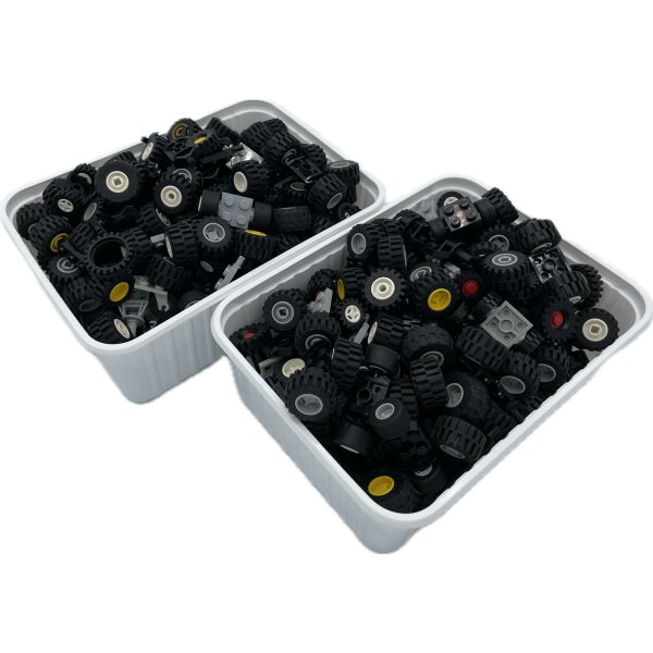 LEGO Classic Konvolut - Reifen & Räder schöner Mix - gebraucht 1 kg