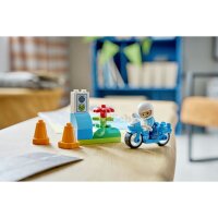 LEGO DUPLO Town 10471 Blaues Polizeimotorrad