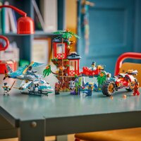 LEGO Ninjago 71857 Showdown am Baumhaus mit dem Ninja-Bike