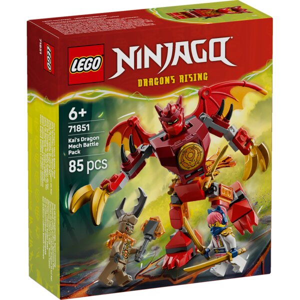 LEGO Ninjago 71851 Kais Drachen-Mech Battle Set