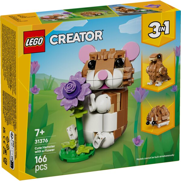 LEGO Creator 31376 Niedlicher Hamster mit Blume