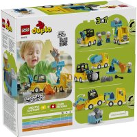 LEGO DUPLO Town 10475 Baufahrzeuge – 3-in-1-Set