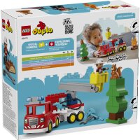 LEGO DUPLO Town 10473 Fire Engine with Hose and Firefighter
