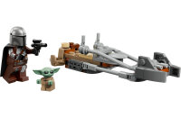 LEGO Star Wars 75436 Der Mandalorianer und Grogu auf ihrem Speeder Bike