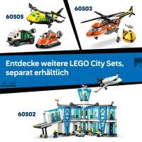 LEGO City 60504 Rettungsboot der Küstenwache mit Hubschrauber