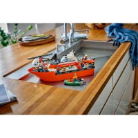 LEGO City 60504 Rettungsboot der Küstenwache mit Hubschrauber