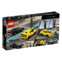 LEGO Speed Champions 75893 2018 Dodge Challenger SRT Demon and 1970 Dodge Charger R/T