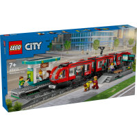 LEGO City 60423 Straßenbahn mit Haltestelle...