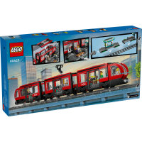 LEGO City 60423 Straßenbahn mit Haltestelle (Gebraucht mit Karton)