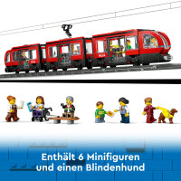 LEGO City 60423 Straßenbahn mit Haltestelle (Gebraucht mit Karton)