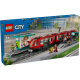 LEGO City 60423 Straßenbahn mit Haltestelle (Gebraucht mit Karton)