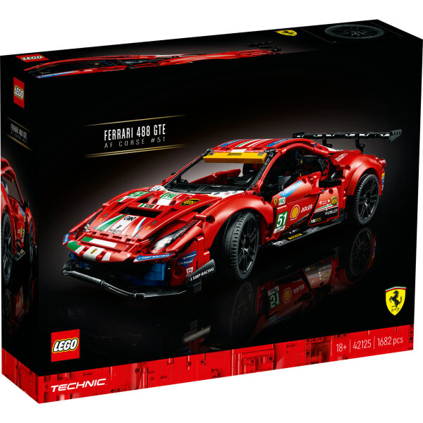LEGO Technic 42125 Ferrari 488 GTE AF Corse #51