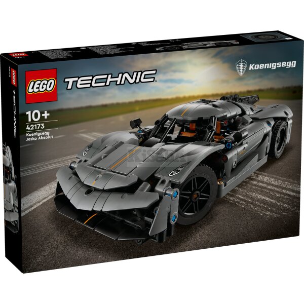 LEGO Technic 42173 Koenigsegg Jesko Absolut Supersportwagen in Grau