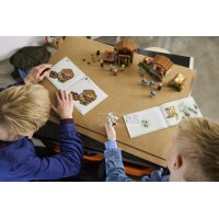 LEGO Minecraft 21596 Angriff des Magiers auf das Dorf