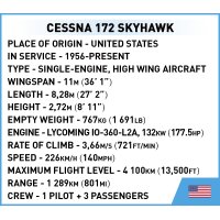COBI 26620 Cessna 172 Skyhawk weiß