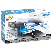 COBI 26620 Cessna 172 Skyhawk blau-weiß