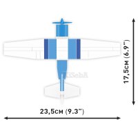 COBI 26620 Cessna 172 Skyhawk blau-weiß