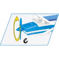 COBI 26620 Cessna 172 Skyhawk blau-weiß
