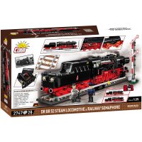 COBI 6287 Drb Class 52 Dampf Lokomotive und Eisenbahnsignal