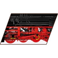 COBI 6287 Drb Class 52 Dampf Lokomotive und Eisenbahnsignal