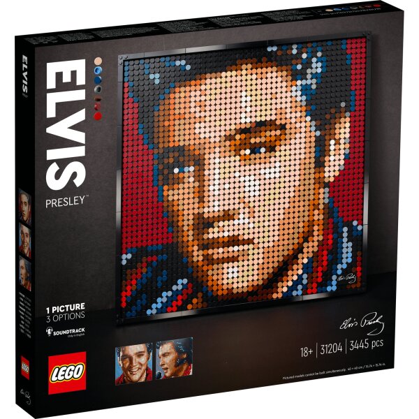 LEGO ART 31204 Elvis Presley – „The King“